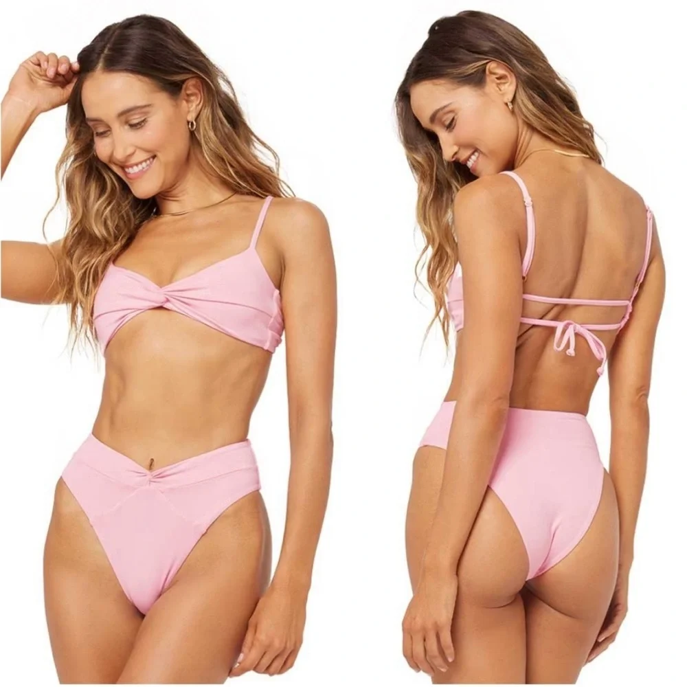 NWT L*Space Nancy Lee Bikini Bottoms Revolve Swim